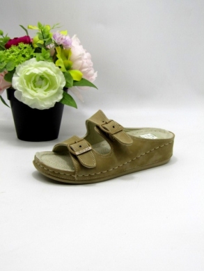 Klapki damskie na płaskim (36-42) Y508-2 D.BEIGE