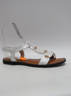 Sandały damskie na płaskim (36-41) W536-5 SILVER