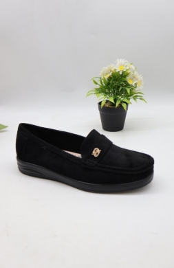Mokasyny damskie na płaskim (36-41) 3050 BLACK