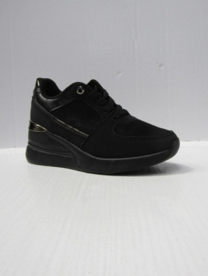 Buty sportowe damskie na koturnie (36-41) J-153 BLACK