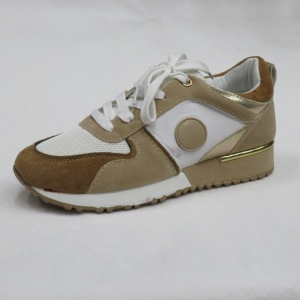 Buty sportowe damskie na płaskim (36-41) R-79 KHAKI