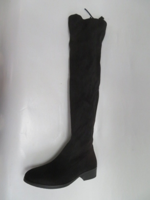 Kozaki damskie jesienne na płaskim (36-41) JKD-43 BLACK