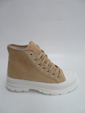 Trampki Damskie na koturnie (36-41) PC10 KHAKI