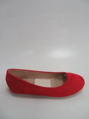 Baleriny Damskie na płaskim (36-41) FLL-01 RED