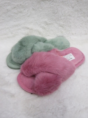 Kapcie damskie ocieplane (36-41) KL-96 MIX