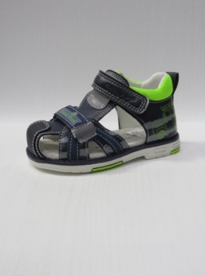 Sandały chłopięce (19-24) ZA26 BLUE/GREEN