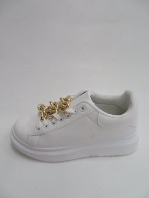 Sneakersy damskie niskie (36-41) 2830 ALLWHITE