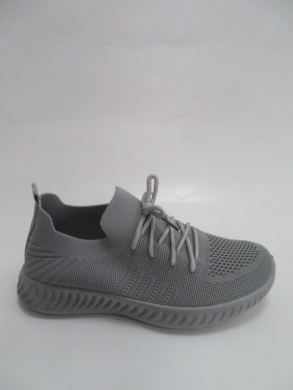 Buty sportowe damskie na płaskim (37-42) N1526 GREY