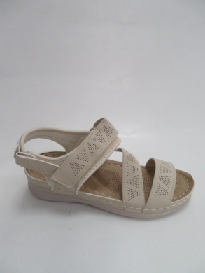 Sandały damskie na płaskim (36-41) 9108 BEIGE