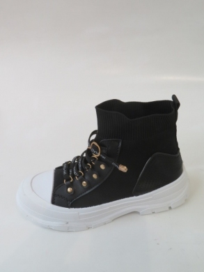 Trampki damskie na płaskim (36-41) HR-21 BLACK