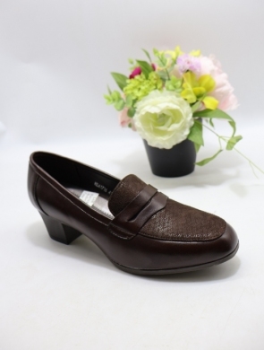 Półbuty damskie na obcasie (36-41) HL61716 BROWN