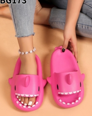 Basenówki damskie (36-41) BG173 FUCHSIA