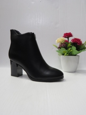 Botki damskie ocieplane na obcasie (36-41) XPL-06 BLACK
