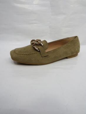 Mokasyny damskie na płaskim (36-41) L-15 KHAKI