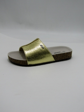 Klapki damskie na płaskim (36-41) 0509S GOLD