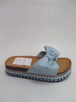 Klapki damskie na płaskim (36-41) 2305-6 BLUE