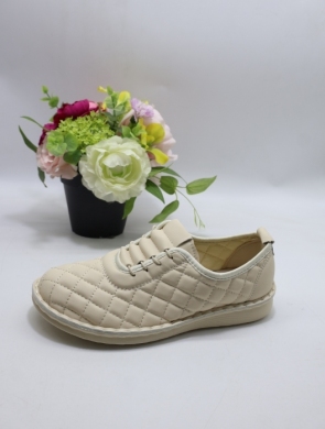 Buty sportowe damskie na płaskim (37-42) JS-40 BEIGE