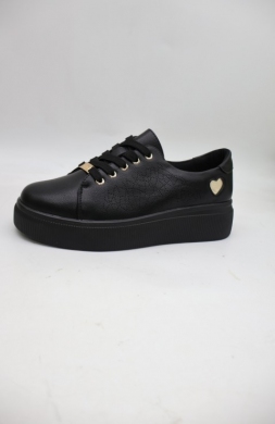 Buty sportowe damskie na płaskim (36-41) 6758 BLACK