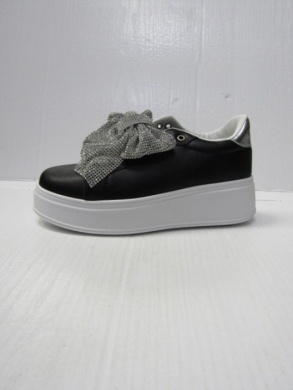 Buty sportowe damskie na płaskim (36-41) 395 BLACK