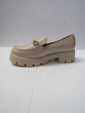 Mokasyny damskie na koturnie (36-41) 888-620 BEIGE