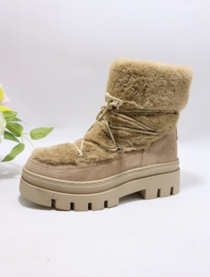 Śniegowce damskie (36-41) H2426 KHAKI