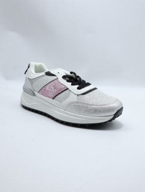 Buty sportowe damskie na płaskim (36-41) 0-1681 SILVER