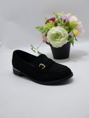 Mokasyny damskie na płaskim (36-41) H8-516 BLACK