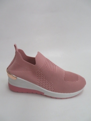 Sportowe Damskie na koturnie (36-41) BO909 PINK