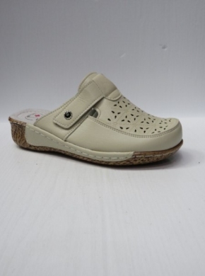 Klapki damskie na koturnie (36-42) B6-5 BEIGE