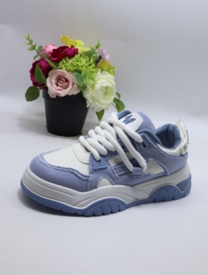 Buty sportowe damskie na płaskim (37-40) 9106 BLUE