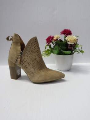 Botki damskie na obcasie (36-41) A8806-63 KHAKI