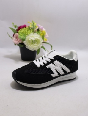 Buty sportowe damskie na płaskim (36-41) 6778 BLACK