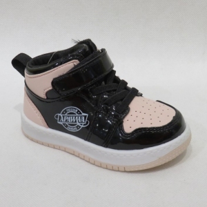 Buty sportowe dziewczęce (20-25) GQ117  BLACK/PINK