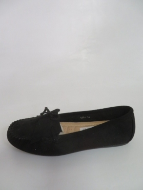 Mokasyny damskie na płaskim (36-41) 5282 BLACK