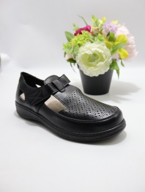 Półbuty damskie na płaskim (36-41) JF713 BLACK