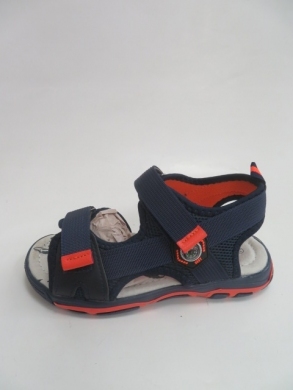 Sandały chłopięce (31-36) D961 BLUE/ORANGE