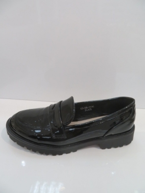 Mokasyny damskie na płaskim (36-41) XR-111C BLACK
