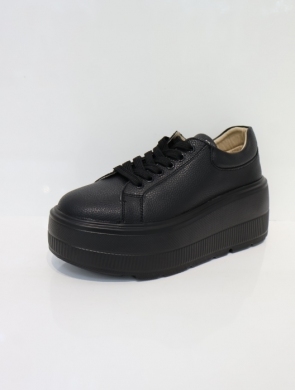 Buty sportowe damskie na płaskim (36-41) GD-LX1076A BLACK