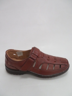 Półbuty męskie -skórzane (41-46) 1305-2 BROWN