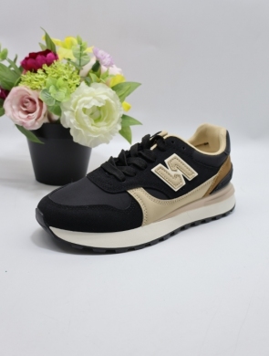 Buty sportowe damskie na płaskim (36-41) 24069 BLACK