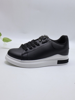Buty sportowe damskie na płaskim (36-41) Y126 BLACK