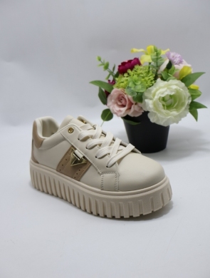 Buty sportowe damskie na płaskim (36-41) GG699 BEIGE