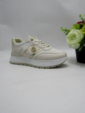 Buty sportowe damskie na płaskim (36-41) US76 BEIGE
