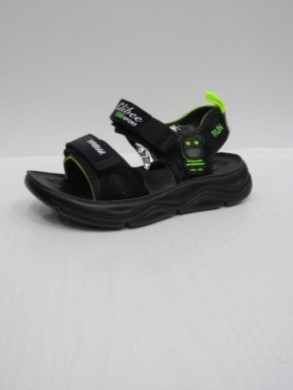 Sandały chłopięce (26-31) ZB64 BLACK/GREEN