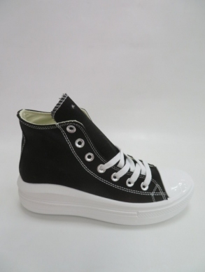 Trampki damskie na koturnie (36-41) 19211 BLACK