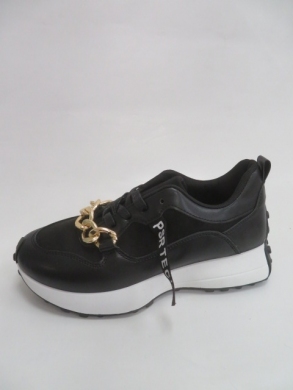 Buty sportowe damskie na płaskim (36-41) N205 BLACK