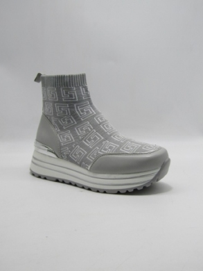 Botki damskie na płaskim (36-41) Q2685 GREY