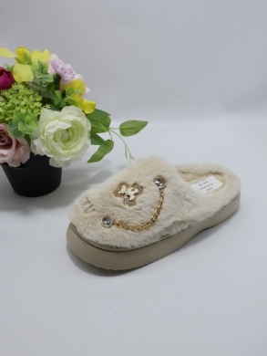 Kapcie damskie ocieplane (36-41) YL-321 BEIGE