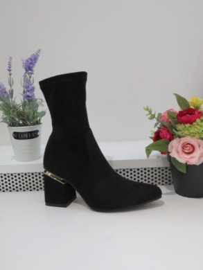 Kozaki damskie na obcasie (36-41) CLS288 BLACK