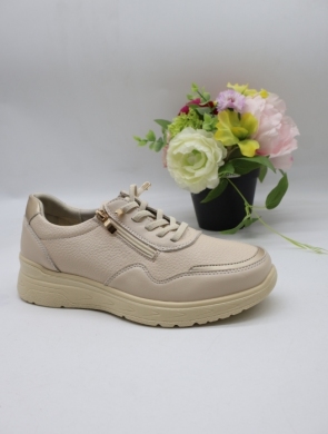 Buty sportowe damskie na płaskim (36-41) BK-616 BEIGE